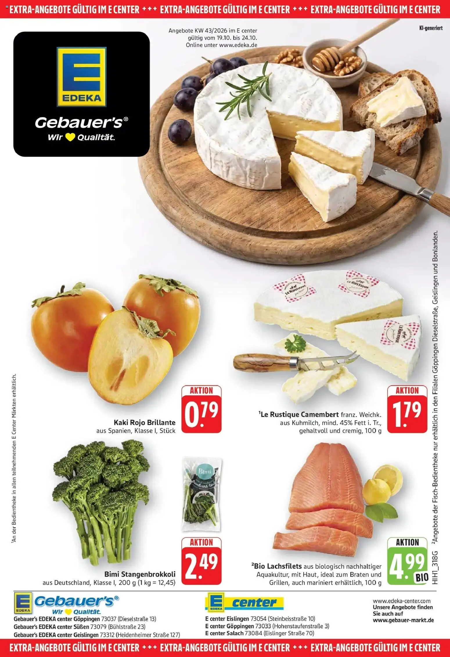 Vorschau von dem Prospekt des Geschäftes Edeka, gültig ab dem 19.10.2026