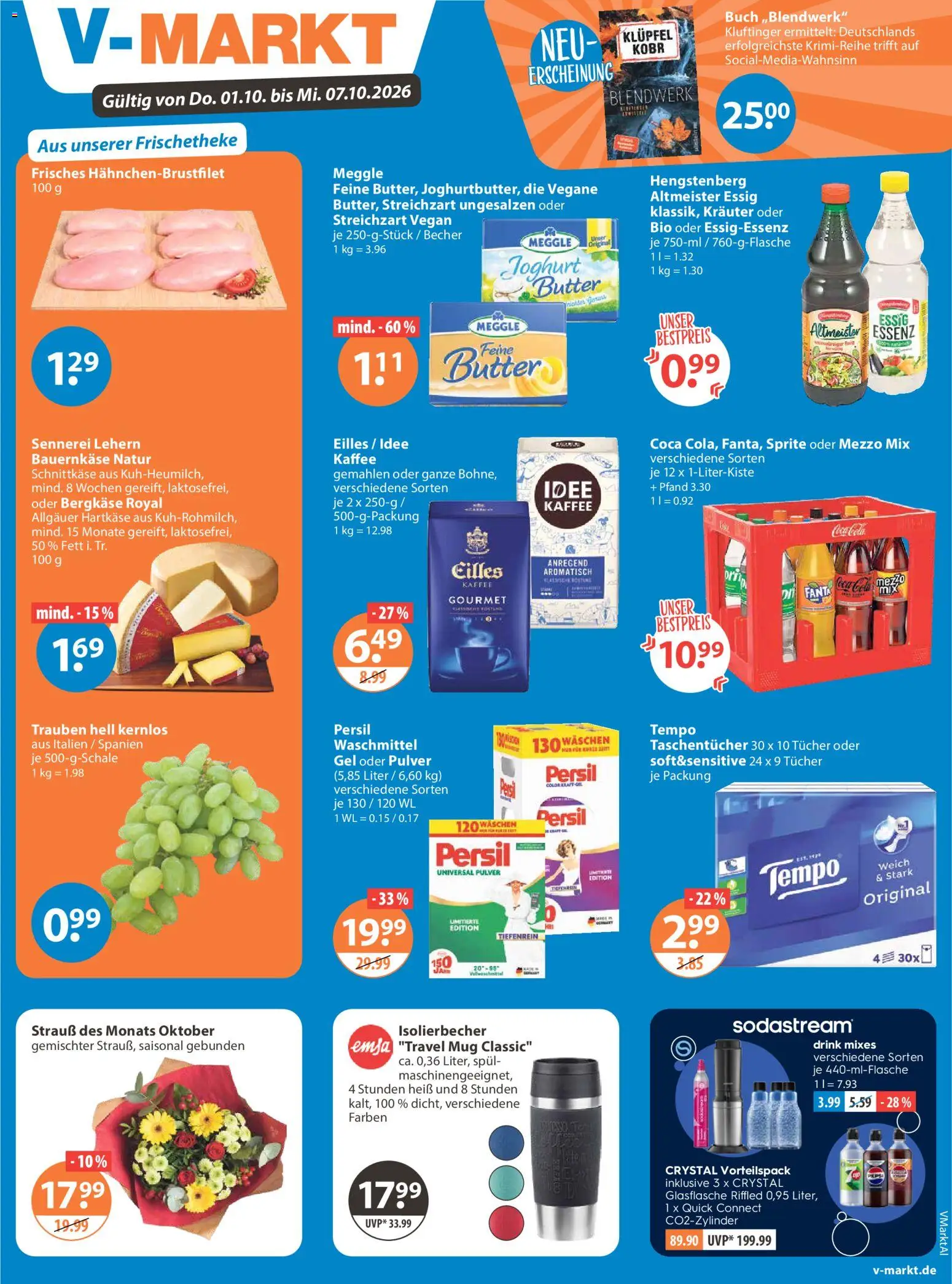 Vorschau von dem Prospekt des Geschäftes V-Markt, gültig ab dem 01.10.2026
