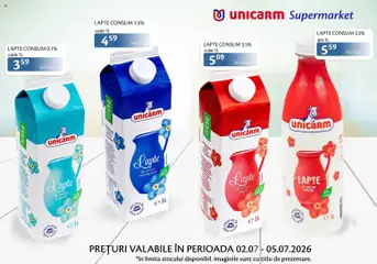 Previzualizarea de cataloage: Unicarm Unicarm Catalog Produse lactate valabil de la 02.07.2026