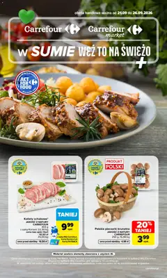 Pogląd gazetki "Carrefour gazetka - Weź to na świeżo" ze sklepu Carrefour ważnej od 21.09.2026