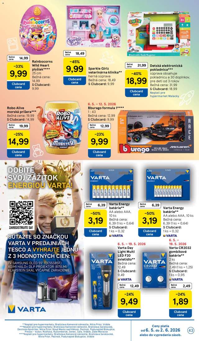 Nový Tesco leták od 06.05.