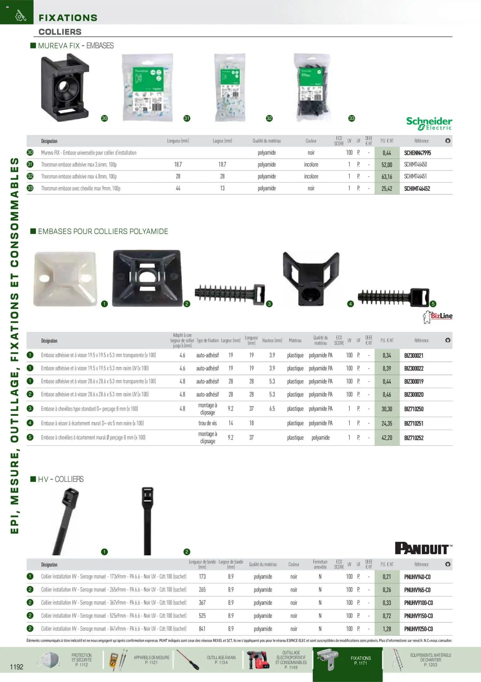 Prévisualisation de Brochure EPI, mesure, outillage, fixations et consommables du magasin Rexel formulaire valide 18/11/2025 - Collier
