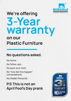 Preview of leaflet Nilkamal Catalogue from store Nilkamal is valid from 17/07/2026