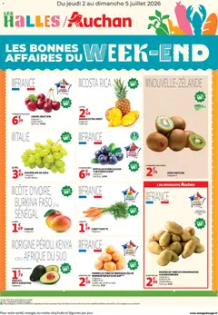 Voorbeeld van Auchan Bons plans du week end van winkel Auchan geldig vanaf 02/07/2026