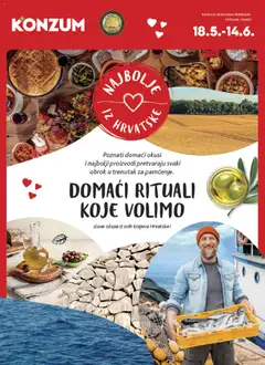 Konzum HR - Konzum HR Katalog Najbolje iz Hrvatske megtekintése, amely érvényes 2026.05.18.-től