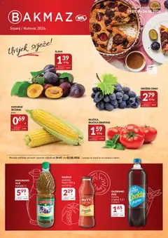Pregled letka Bakmaz Katalog trgovine Bakmaz vrijedi od 29.07.2026