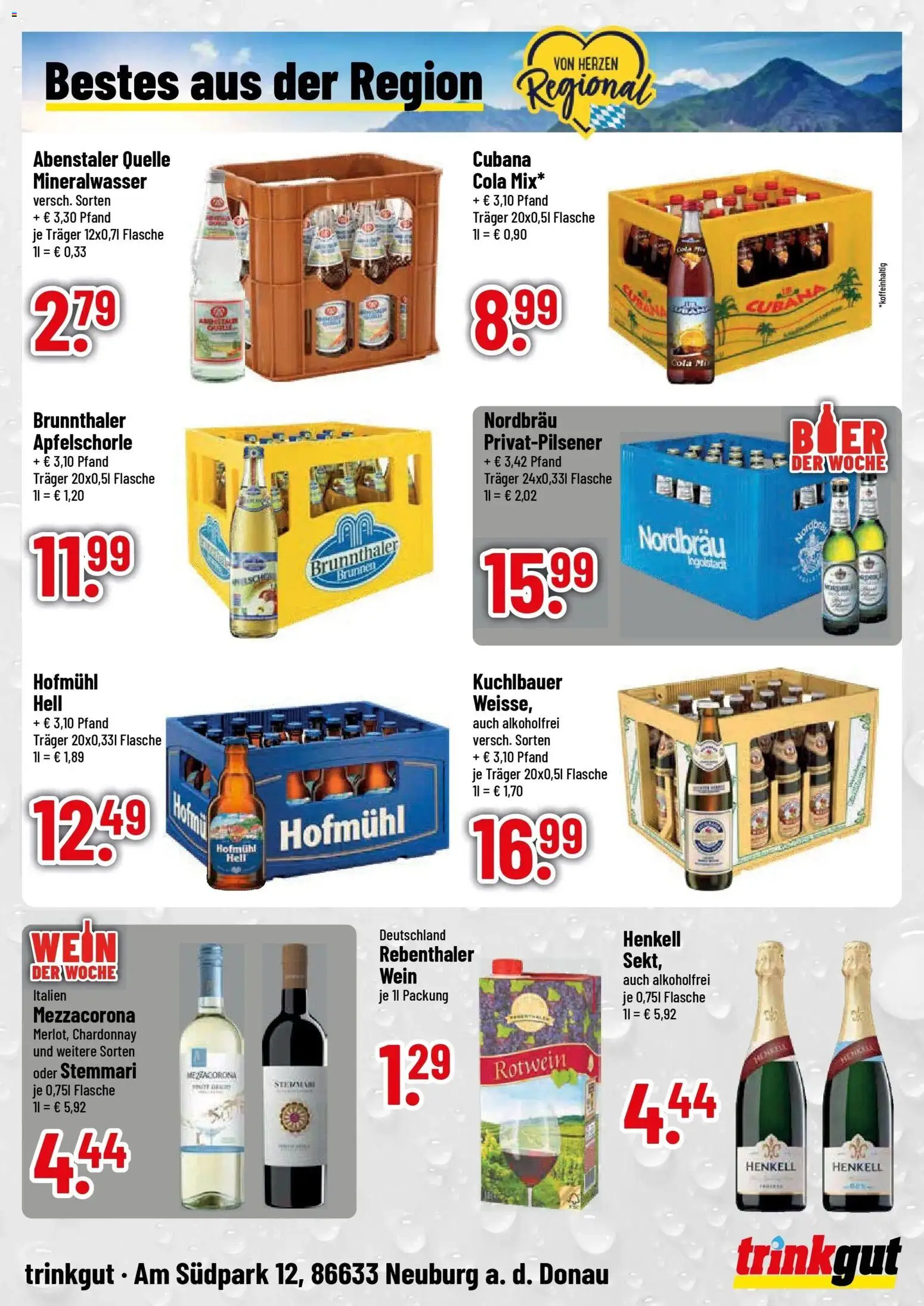 Vorschau von dem Prospekt des Geschäftes Trinkgut, gültig ab dem 19.10.2026