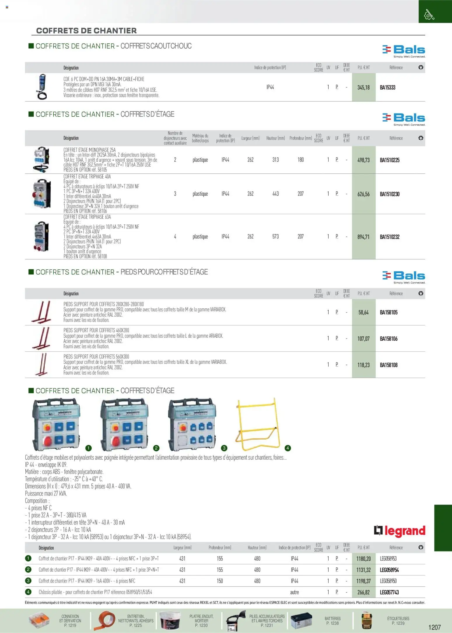 Prévisualisation de Brochure EPI, mesure, outillage, fixations et consommables du magasin Rexel formulaire valide 18/11/2025 - PC, Peinture, Interrupteur, Mortier, Enveloppe, Disjoncteur, Prises, Prise
