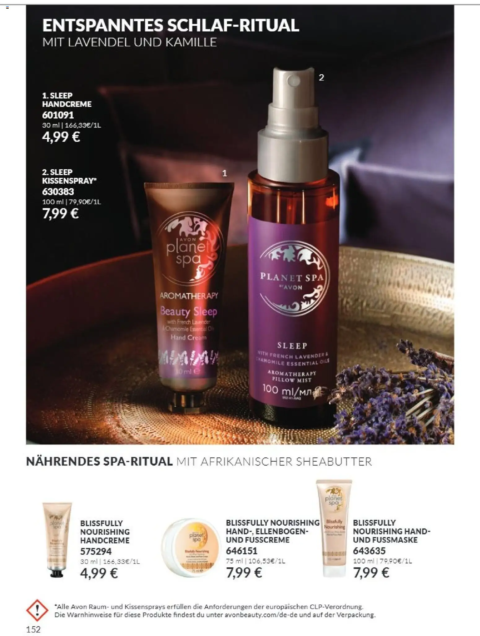 Vorschau von dem Prospekt des Geschäftes Avon, gültig ab dem 01.10.2026 - Lavendel, Handcreme, Fußcreme, Fußmaske