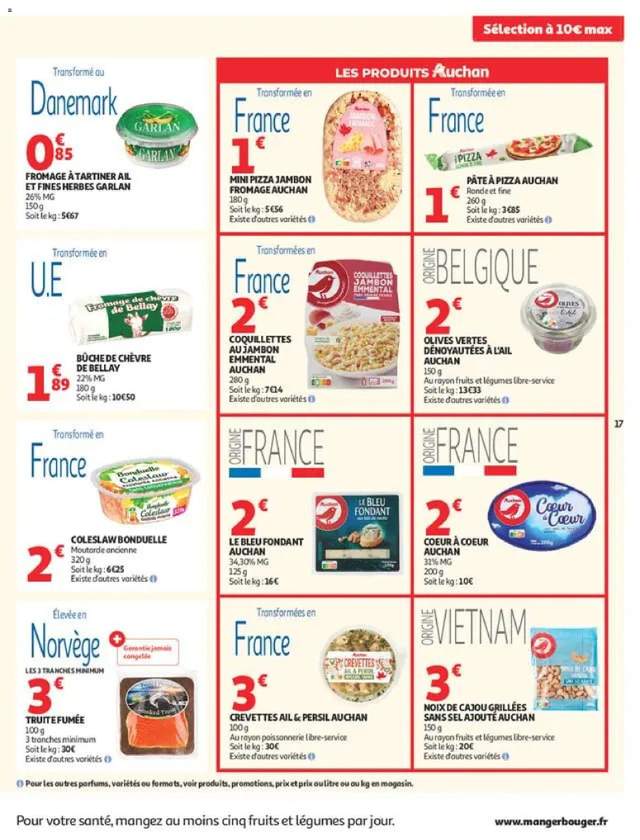 Nouveau catalogue Auchan à partir du 15/09