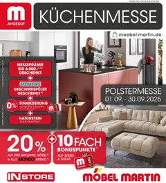 Vorschau von dem Prospekt des Geschäftes Möbel Martin, gültig ab dem 01.09.2026