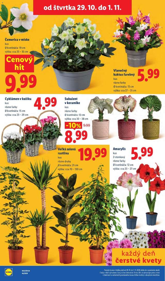 Nový Lidl leták od 26.10.