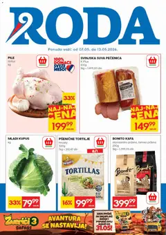Pregled Roda kataloga - važi od 07.05.2026