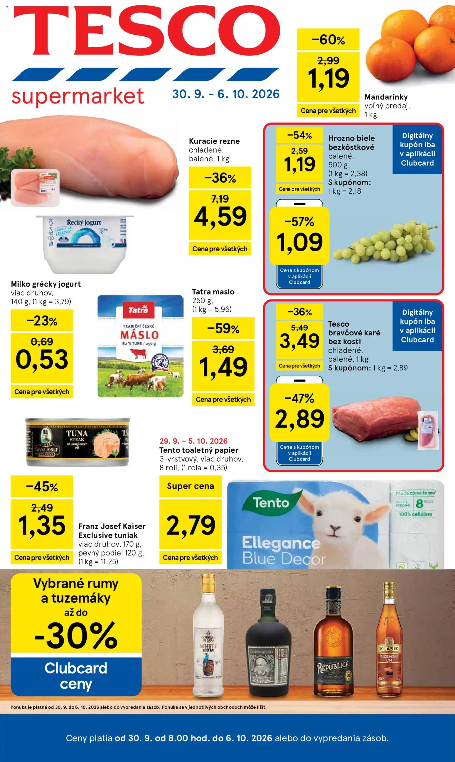 Náhľad Tesco letáku platného od 30.09.2026