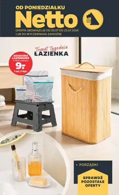 Pogląd gazetki "Netto gazetka od poniedziałku NonFood" ze sklepu Netto ważnej od 20.07.2026