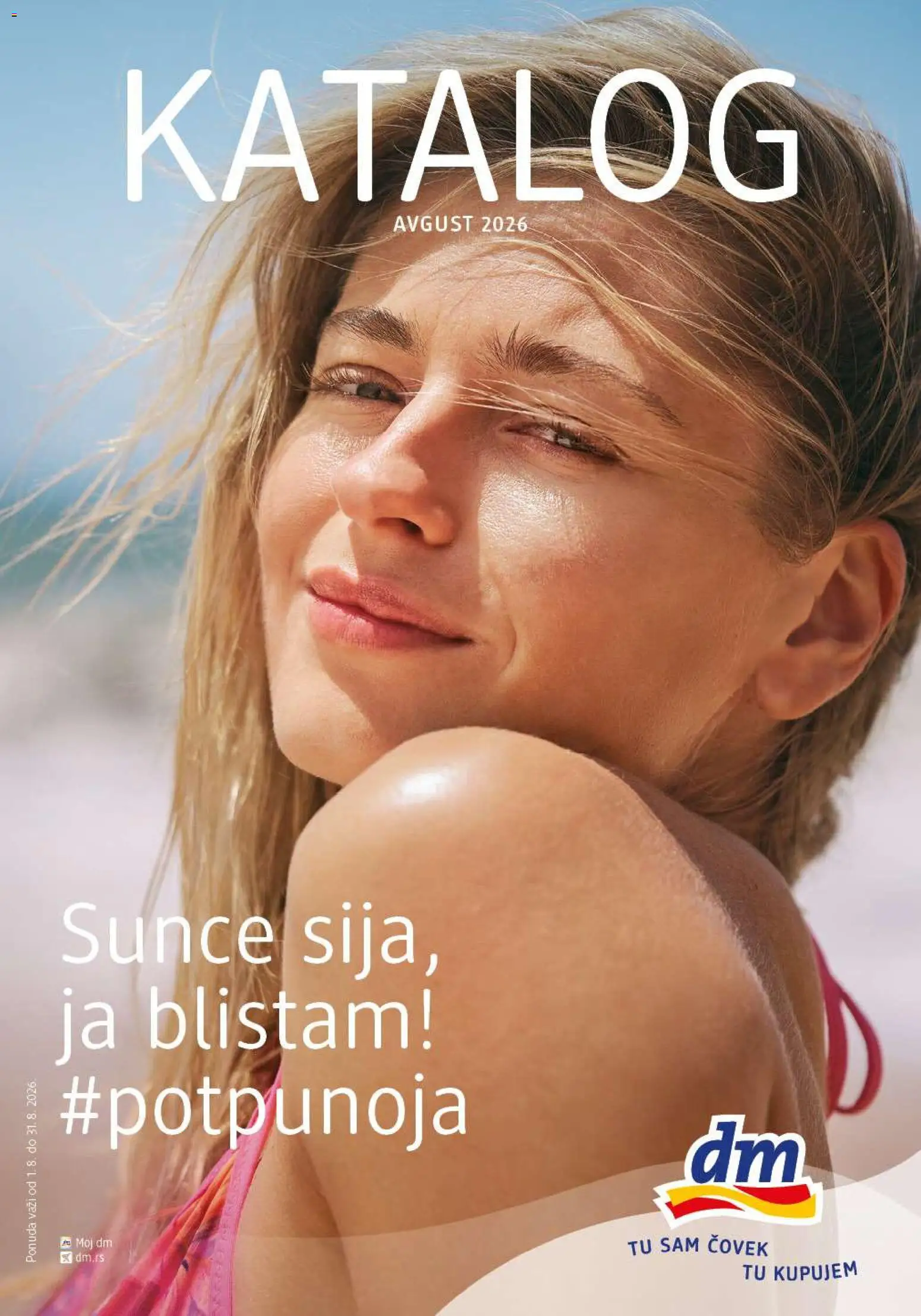 Pregled DM Drogerie kataloga - važi od 01.08.2026