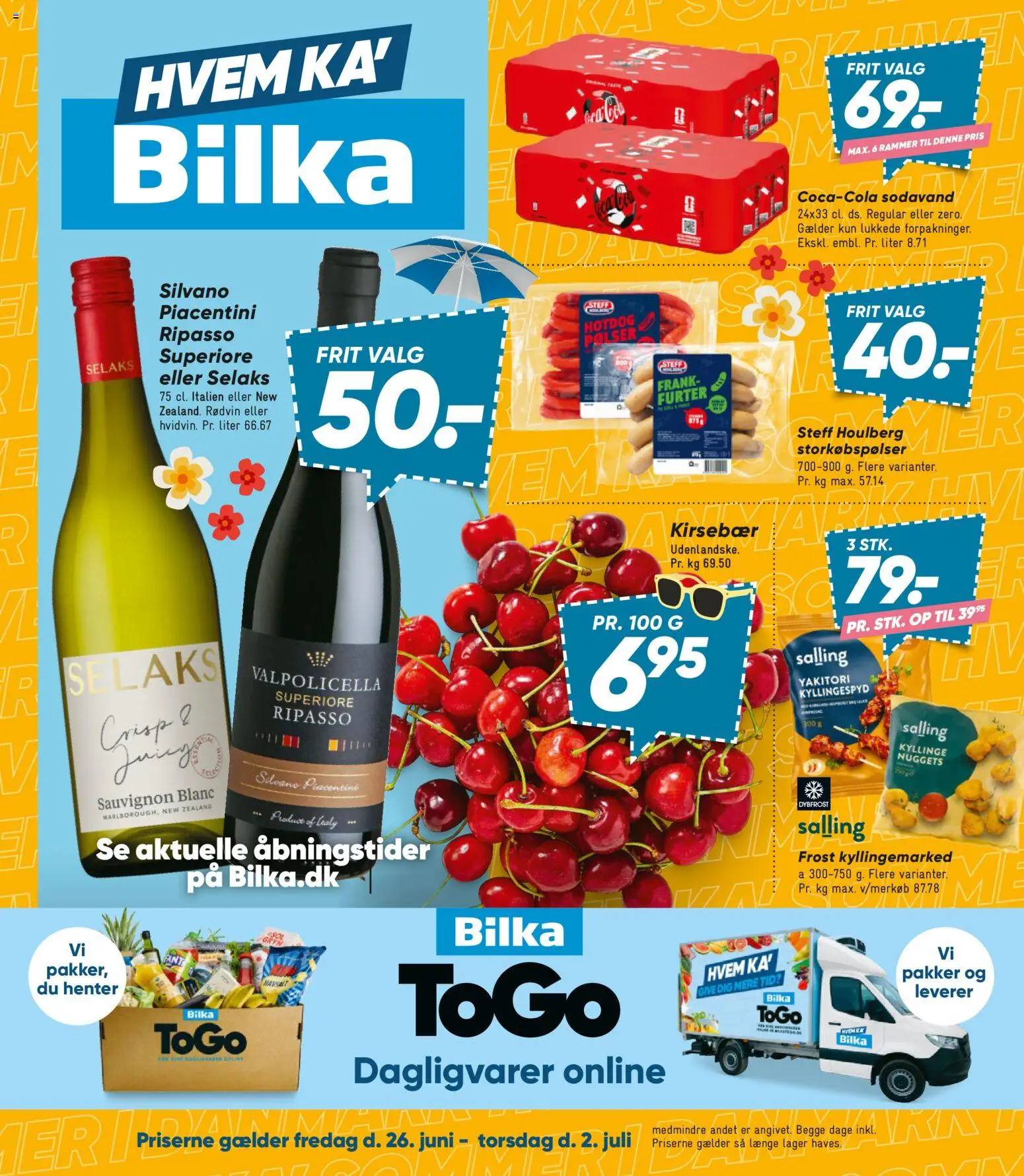 Eksempel på tilbudsavis Bilka - Tilbudsavis uge 27 fra butik Bilka gyldig fra 26/06/2026