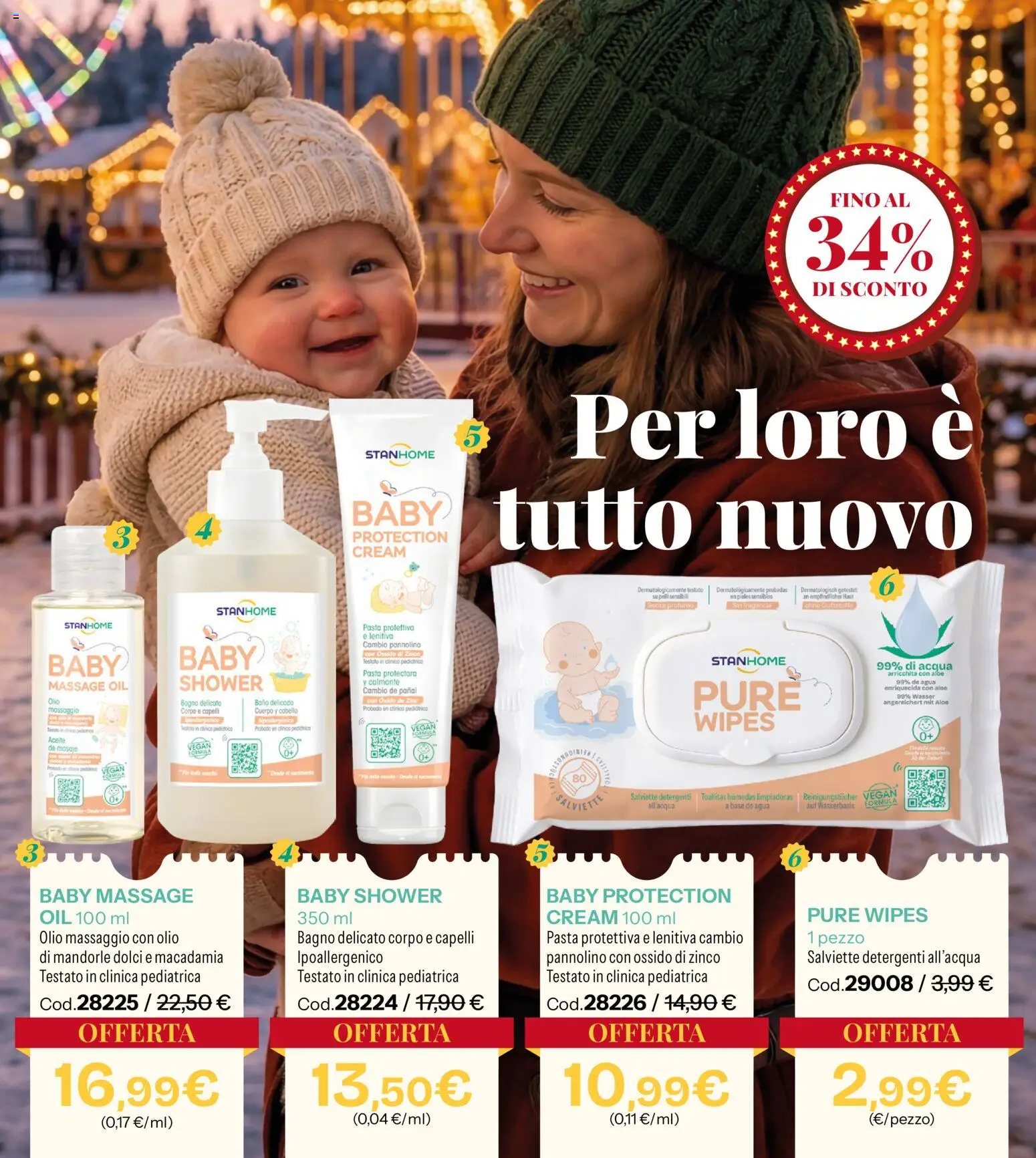 Anteprima dell'opuscolo Catalogo Stanhome Natale dal negozio Stanhome valido da 27/10/2026 - Pasta, Acqua, Bagno, Vegan, Dolci, Olio, Profumo, Mandorle