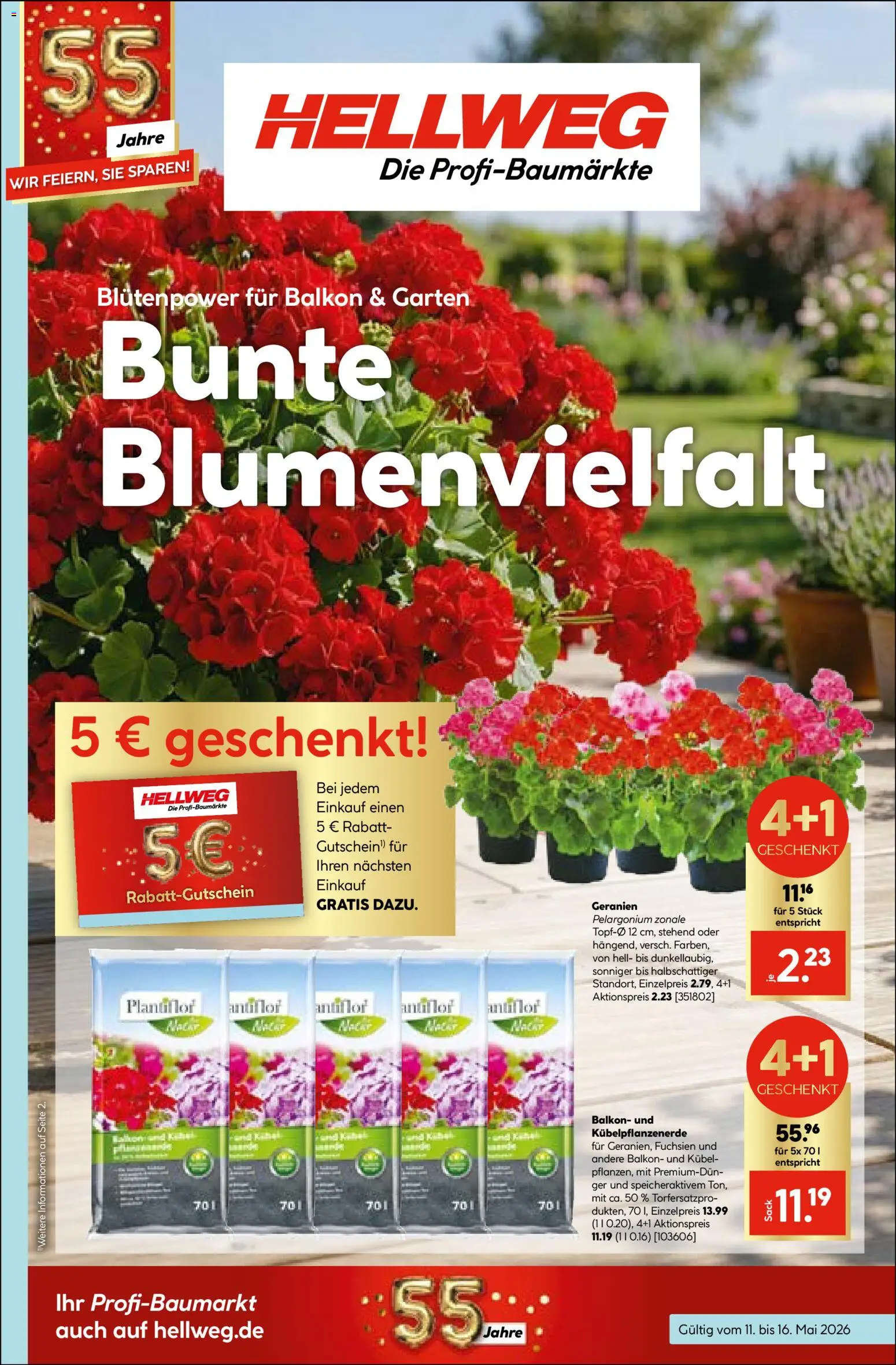 Vorschau von dem Prospekt des Geschäftes Hellweg, gültig ab dem 11.05.2026