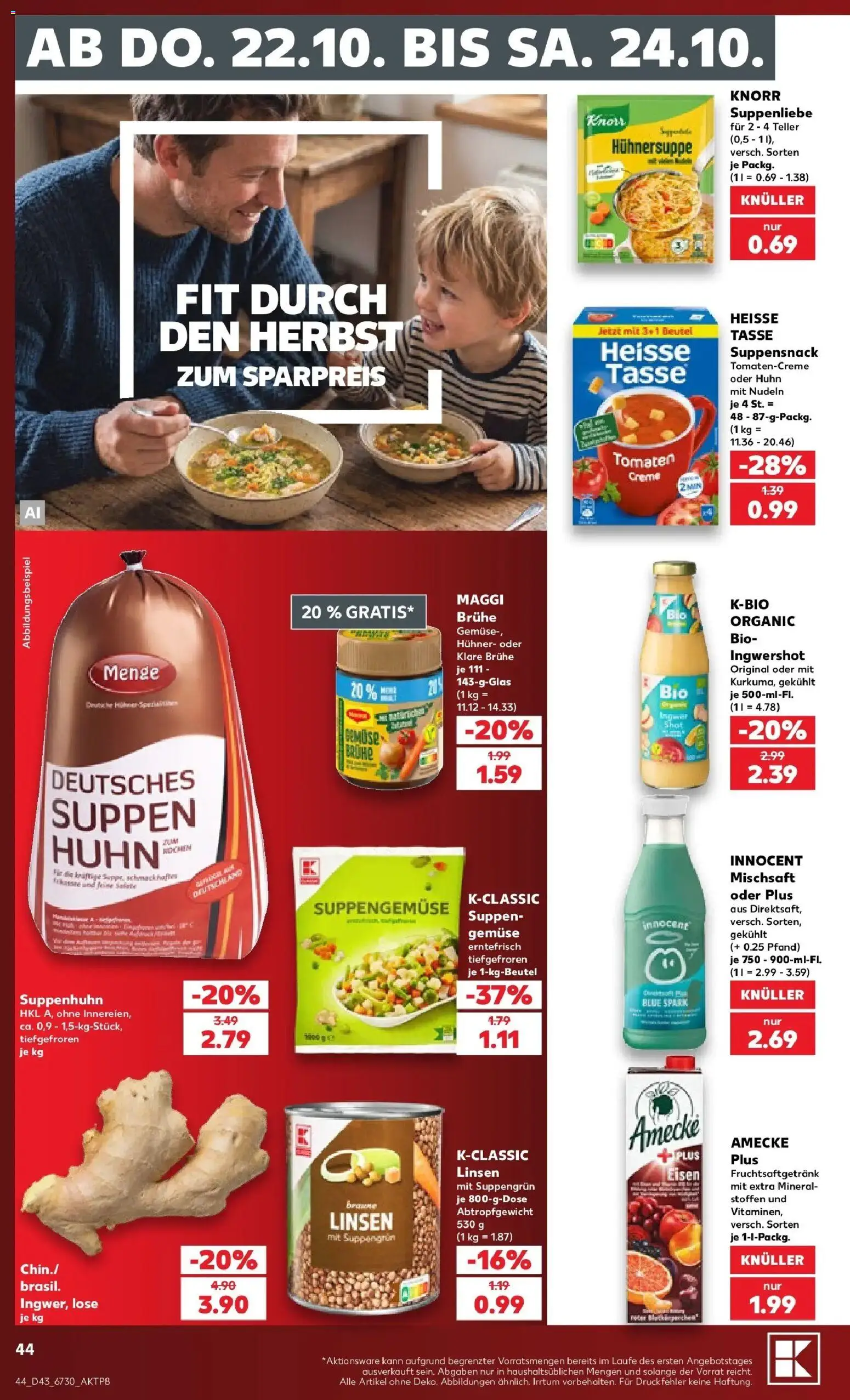 Vorschau von dem Prospekt des Geschäftes Kaufland, gültig ab dem 19.10.2026