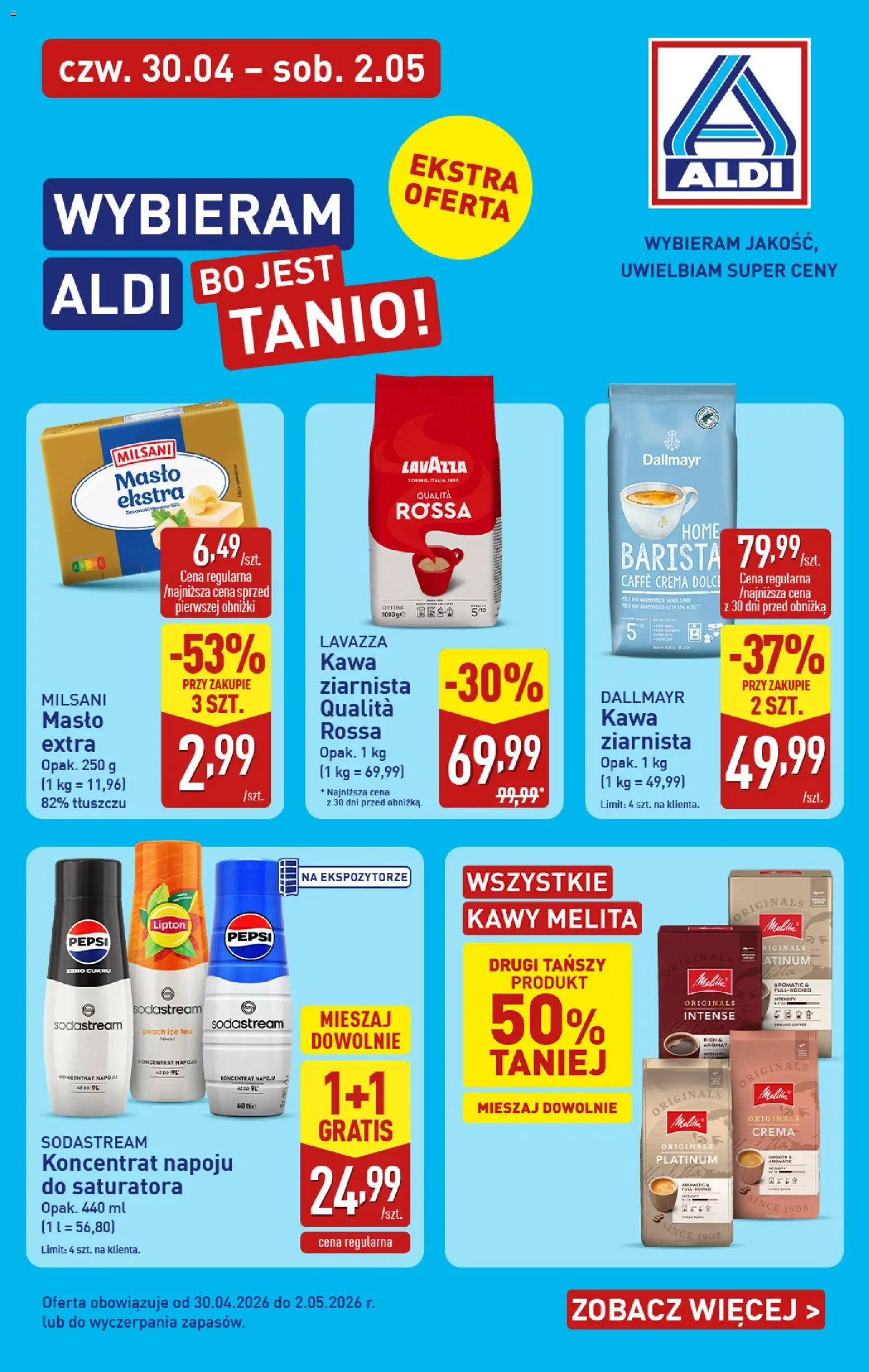 Pogląd gazetki "Aldi gazetka - Promocje weekend" ze sklepu Aldi ważnej od 30.04.2026
