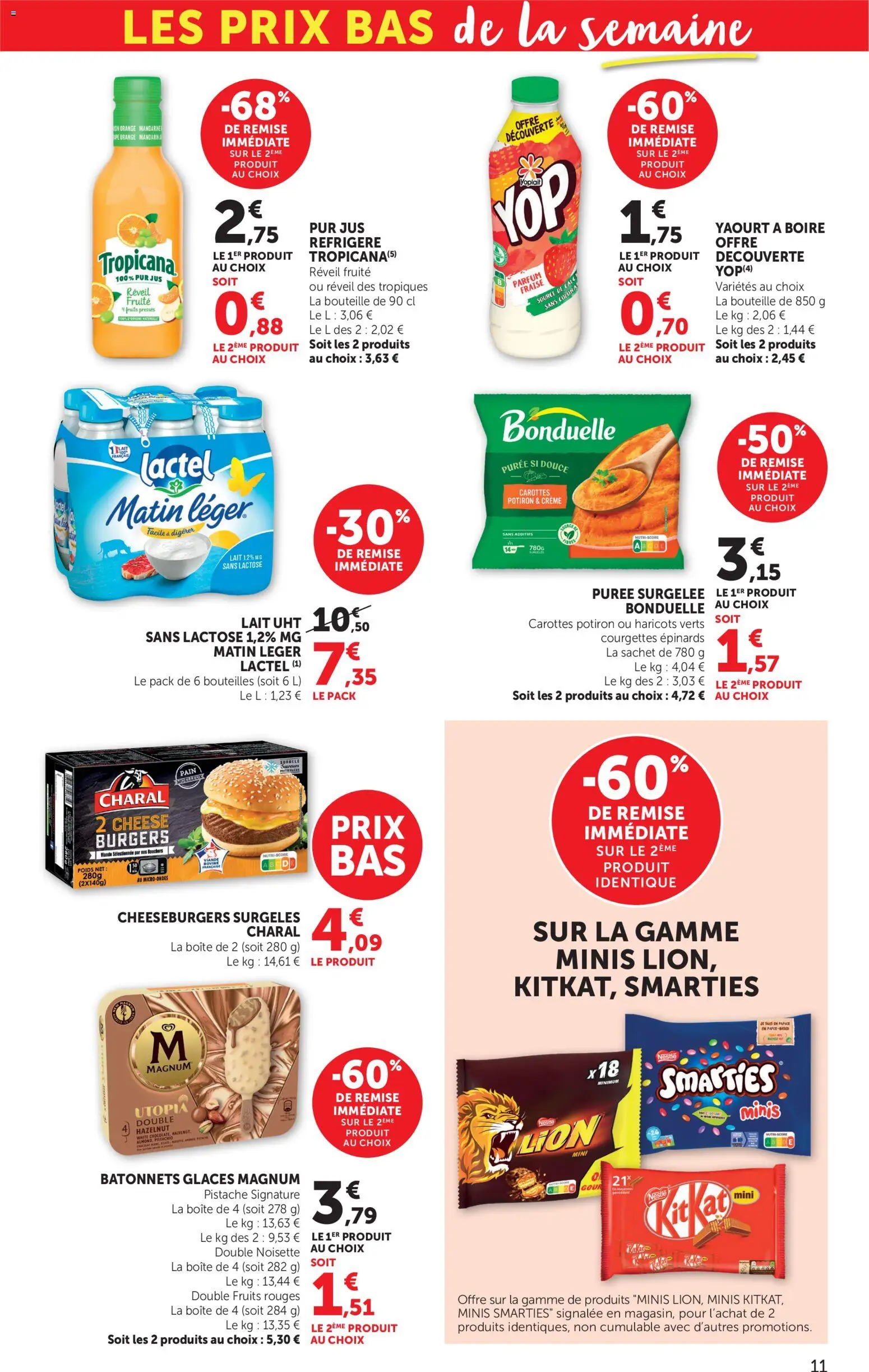 Prévisualisation de bi1 Catalogue halloween du magasin bi1 formulaire valide 20/10/2026 - Réveil, Lait, Yaourt, Épinards, Crème, Haricots, Yaourt à boire, Haricots verts