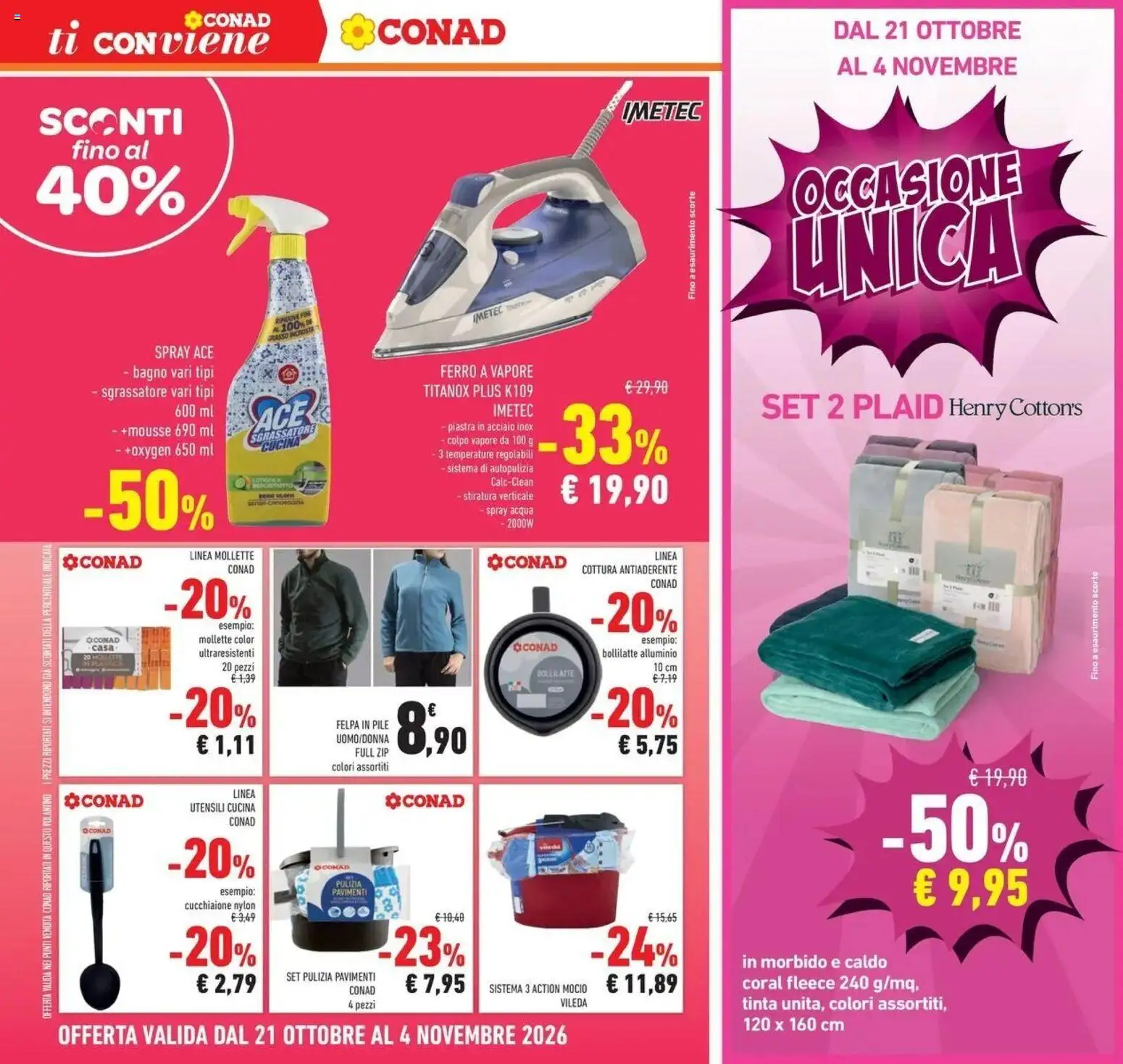 Anteprima dell'opuscolo Conad volantino Rio Saliceto dal negozio Conad valido da 21/10/2026