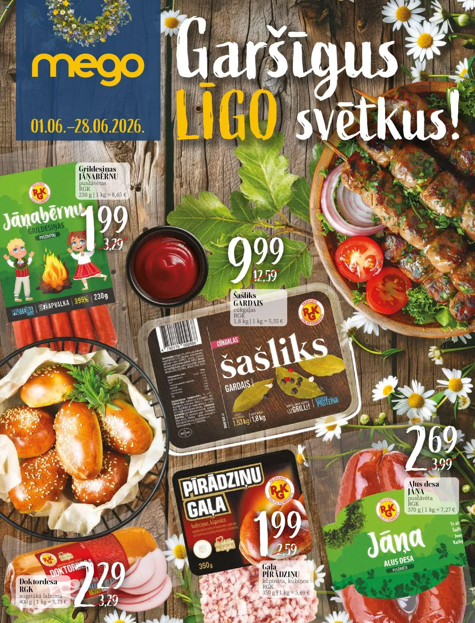 Skatīt Mego akciju bukletu, derīgs no 01.06.2026.