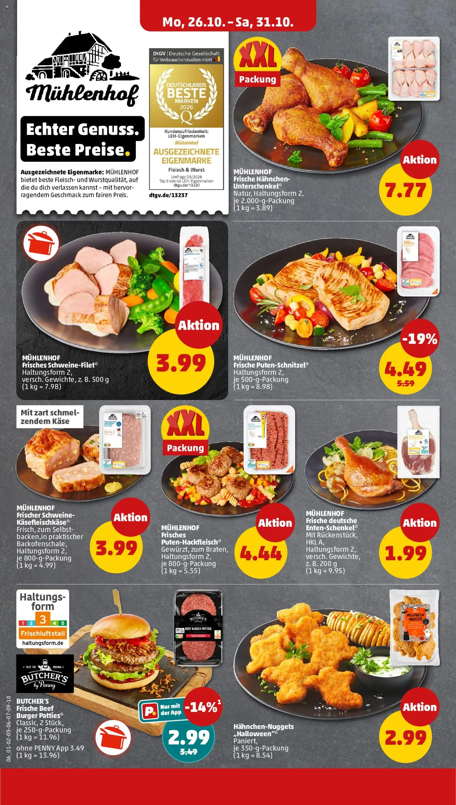 Vorschau von dem Prospekt des Geschäftes Penny, gültig ab dem 26.10.2026
