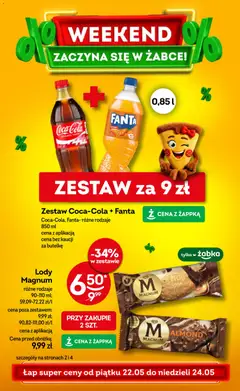 Pogląd gazetki "Żabka gazetka - Weekendowe promocje" ze sklepu Żabka ważnej od 22.05.2026