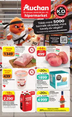 Auchan - Auchan akciós újság megtekintése, amely érvényes 2026.06.04.-től