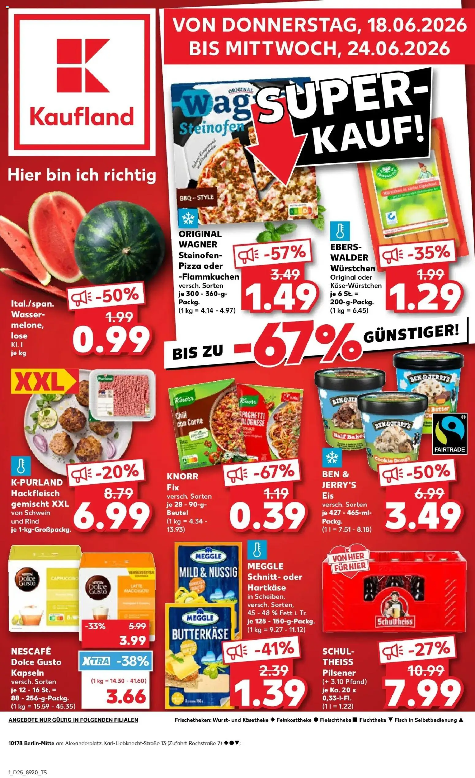 Vorschau von dem Prospekt des Geschäftes Kaufland, gültig ab dem 18.06.2026