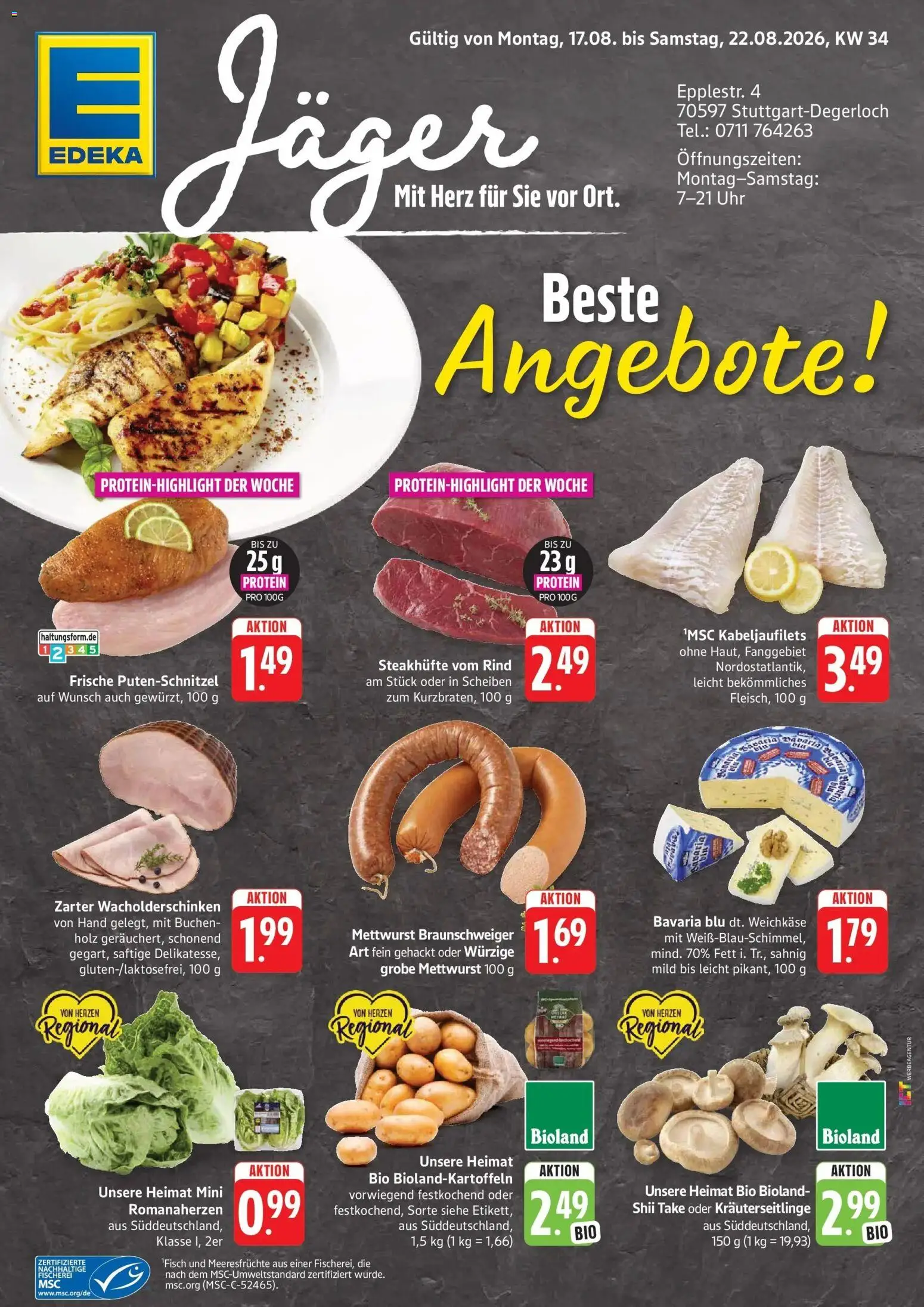 Vorschau von dem Prospekt des Geschäftes Edeka, gültig ab dem 17.08.2026