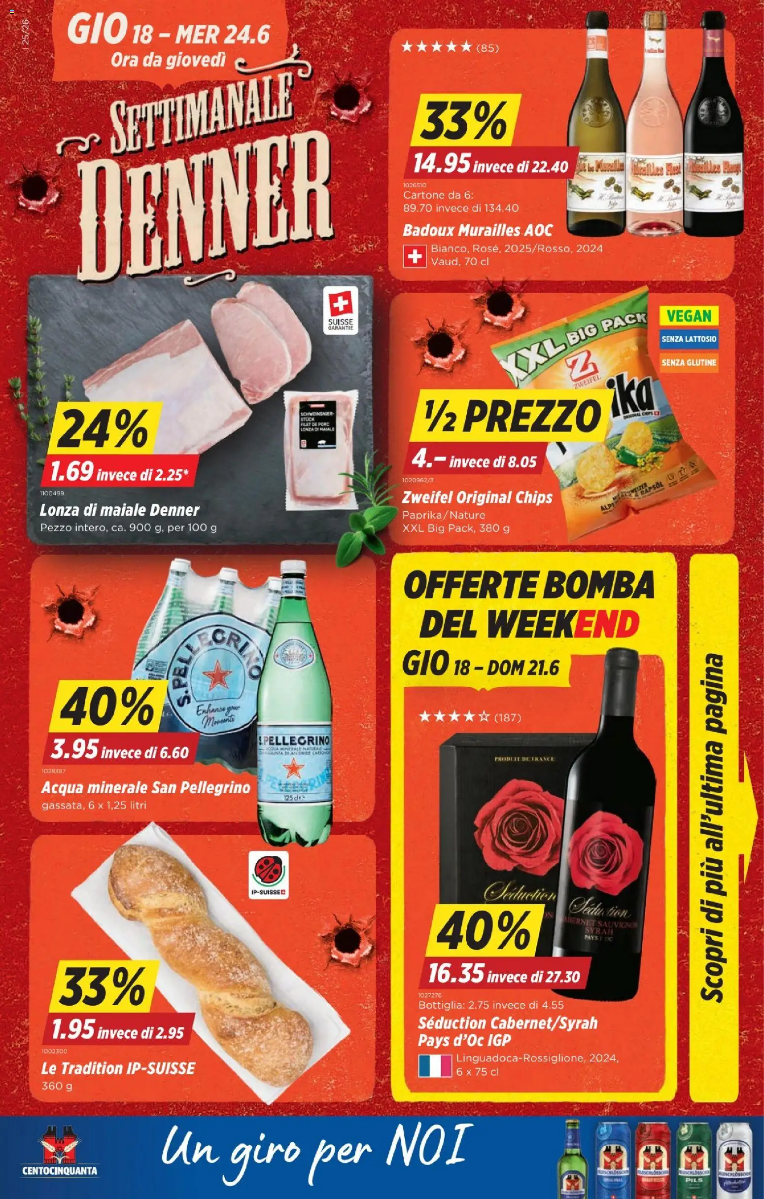 Vorschau des Merkblatts Denner aktionen IT vom Shop Denner gültig von 18.06.2026 bis 24.06.2026
