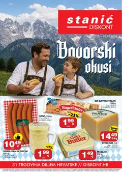 Pregled letka Stanić Diskont Katalog trgovine Stanić Diskont vrijedi od 15.10.2026