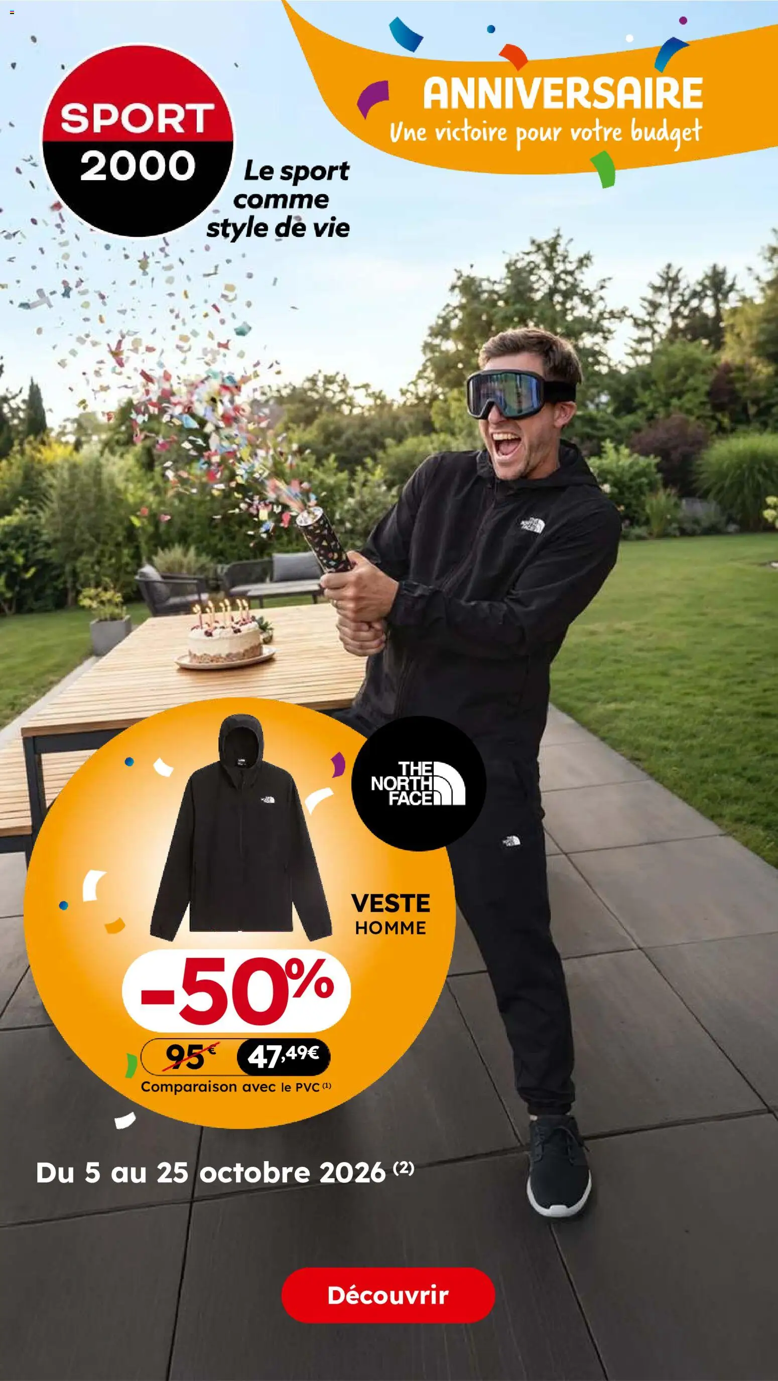 Prévisualisation de Sport 2000 catalogue du magasin Sport 2000 formulaire valide 05/10/2026