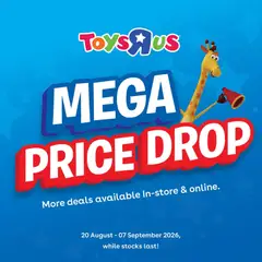 Preview of Toys R Us flyer valid from 20/08/2026