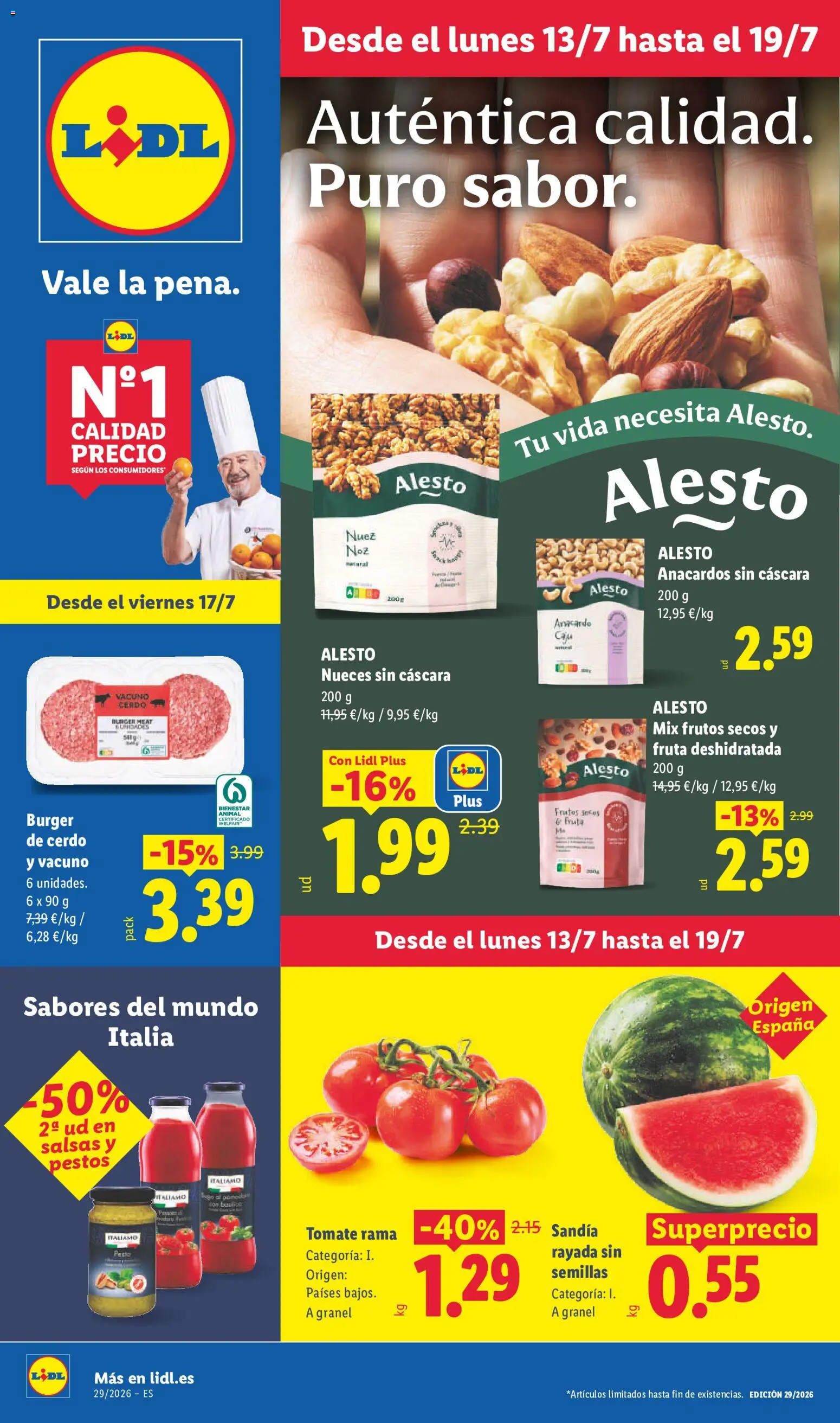 Vista previa del folleto de la tienda Lidl válido desde el 13/07/2026 