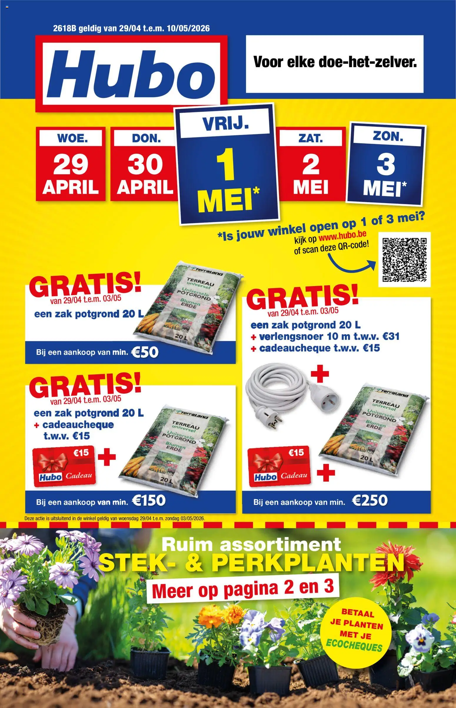 Voorbeeld van Hubo Folder van winkel Hubo geldig vanaf 29/04/2026