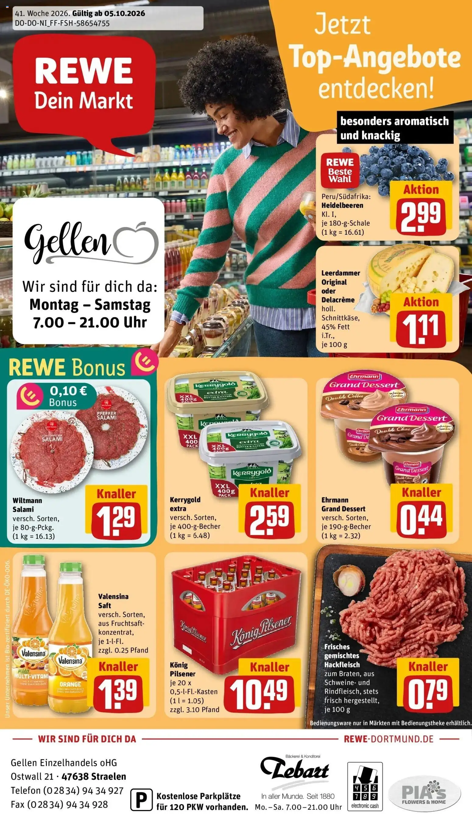Vorschau von dem Prospekt des Geschäftes Rewe, gültig ab dem 05.10.2026