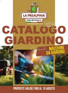 Anteprima dell'opuscolo La Prealpina volantino Macchine da Giardino dal negozio La Prealpina valido da 08/06/2026