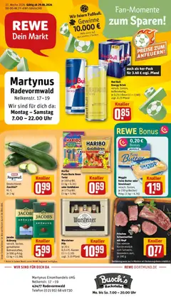 Vorschau von dem Prospekt des Geschäftes Rewe, gültig ab dem 29.06.2026