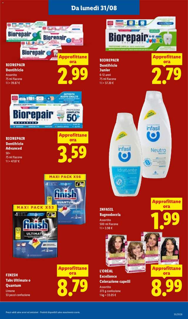 Nuovo volantino Lidl dal 27/08