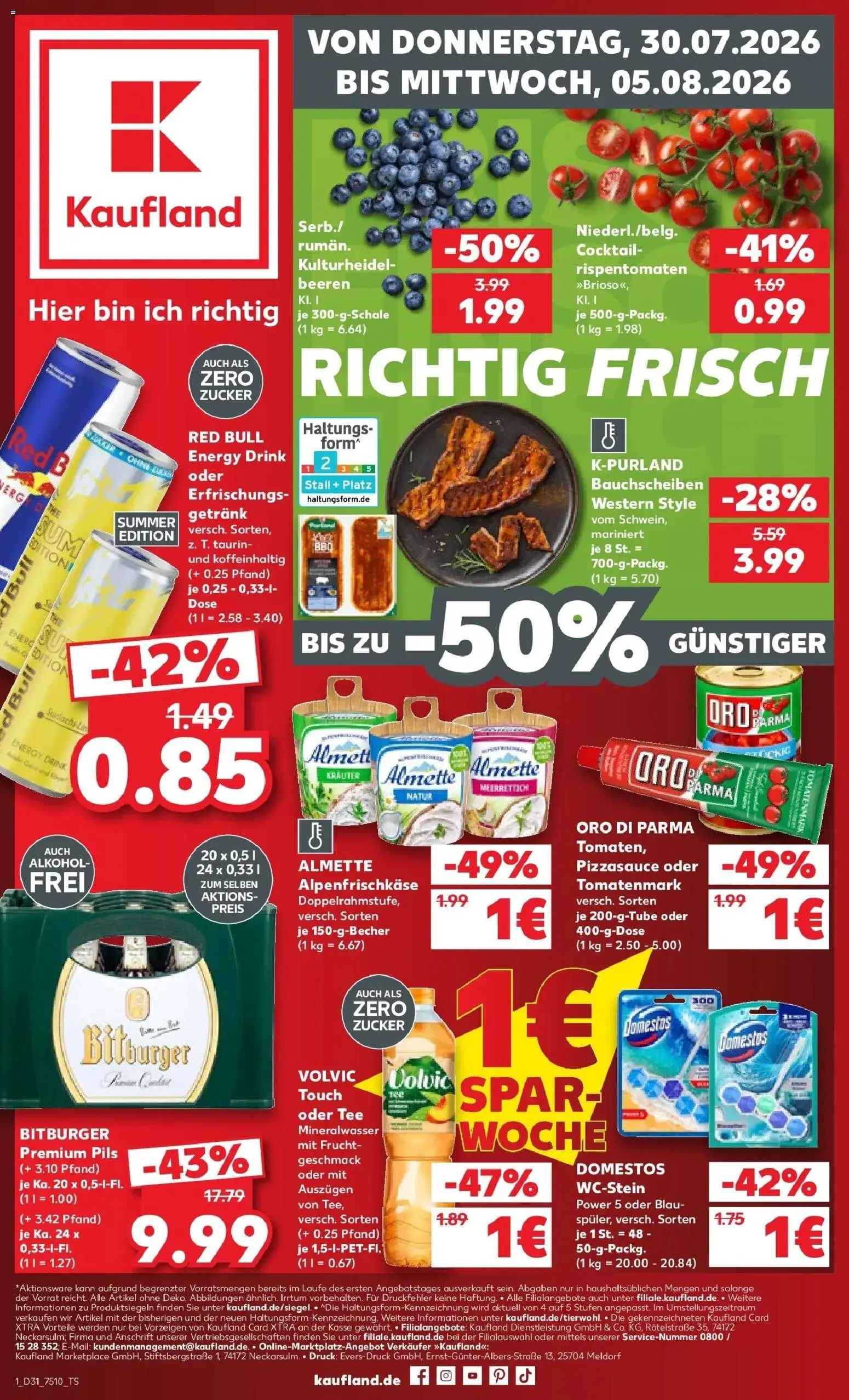 Vorschau von dem Prospekt des Geschäftes Kaufland, gültig ab dem 30.07.2026