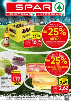 Vorschau der Angebote: Spar Spar Flugblatt - Vorarlberg gültig ab 01.07.2026