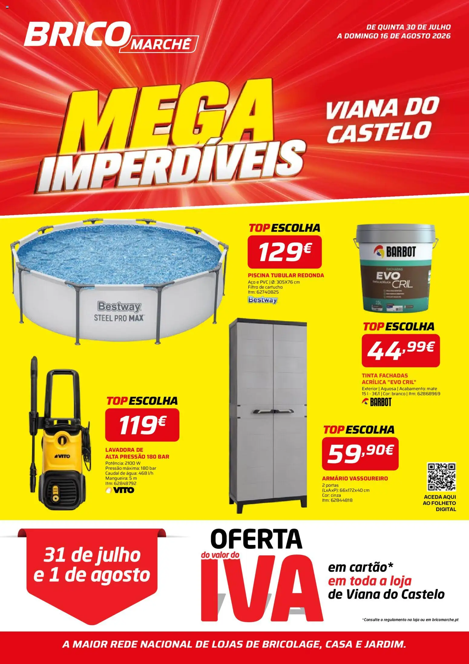 Pré-visualização do folheto da loja BricoMarché válida a partir de 30/07/2026