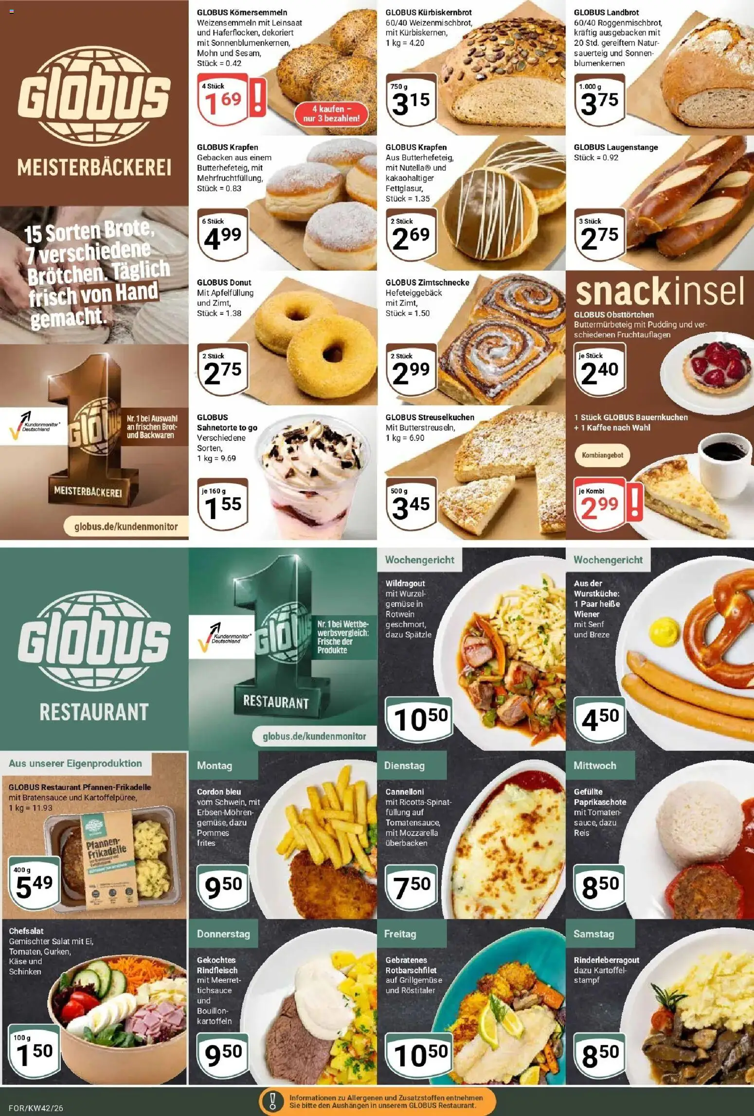 Vorschau von dem Prospekt des Geschäftes Globus, gültig ab dem 12.10.2026
