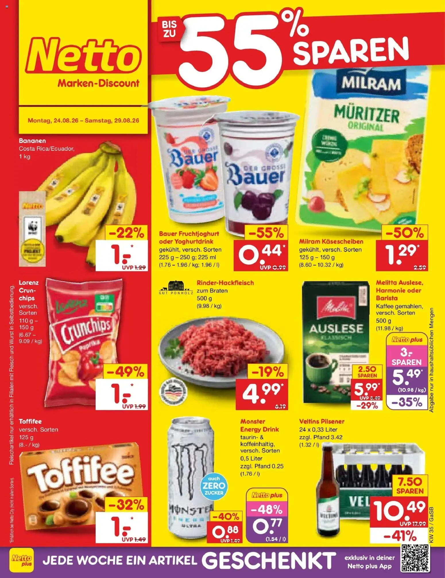 Vorschau von dem Prospekt des Geschäftes Netto Marken-Discount, gültig ab dem 24.08.2026