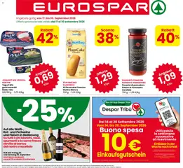 Anteprima dell'opuscolo Eurospar volantino Bolzano, Merano dal negozio Eurospar valido da 17/09/2026