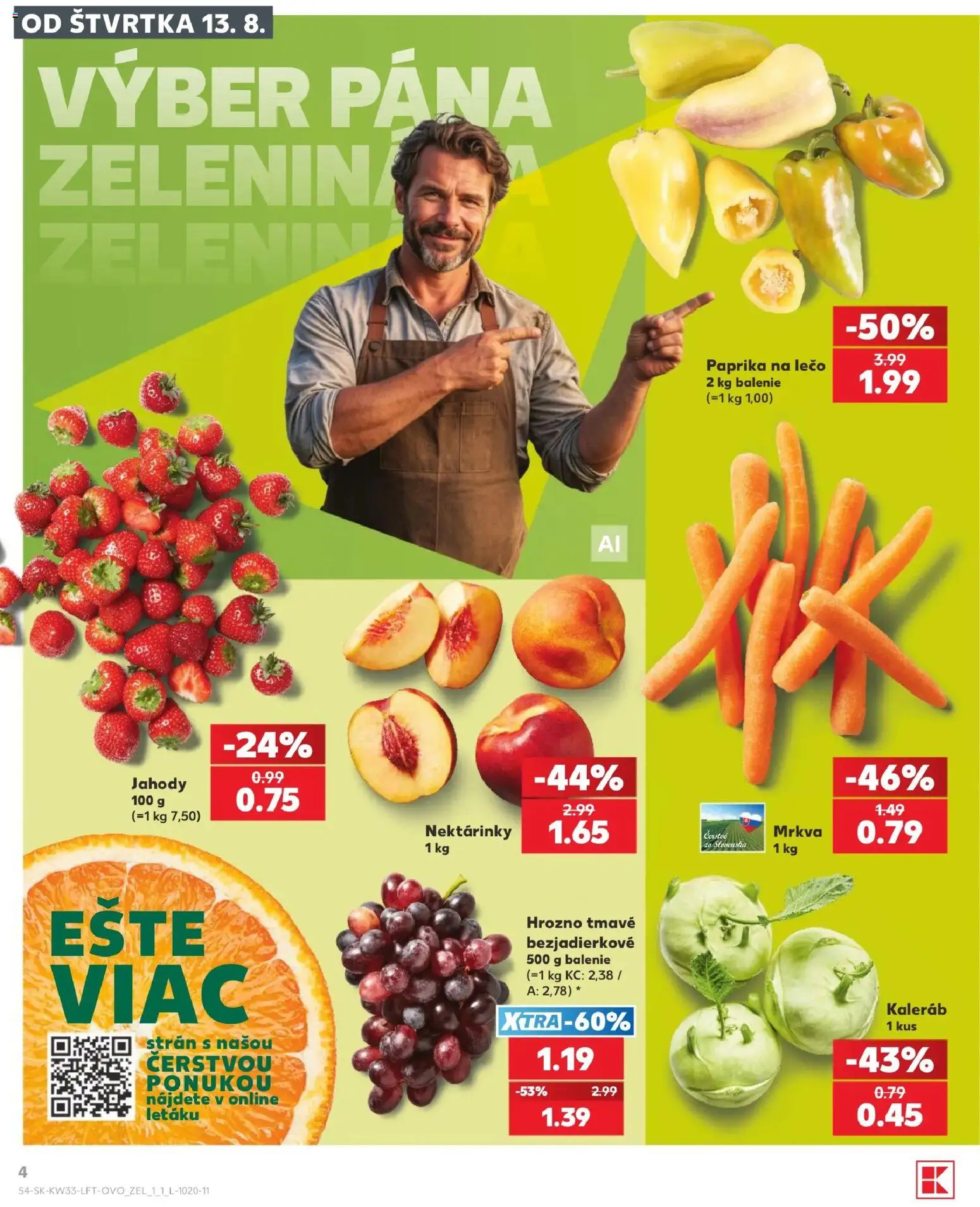 Náhľad Kaufland letáku platného od 13.08.2026